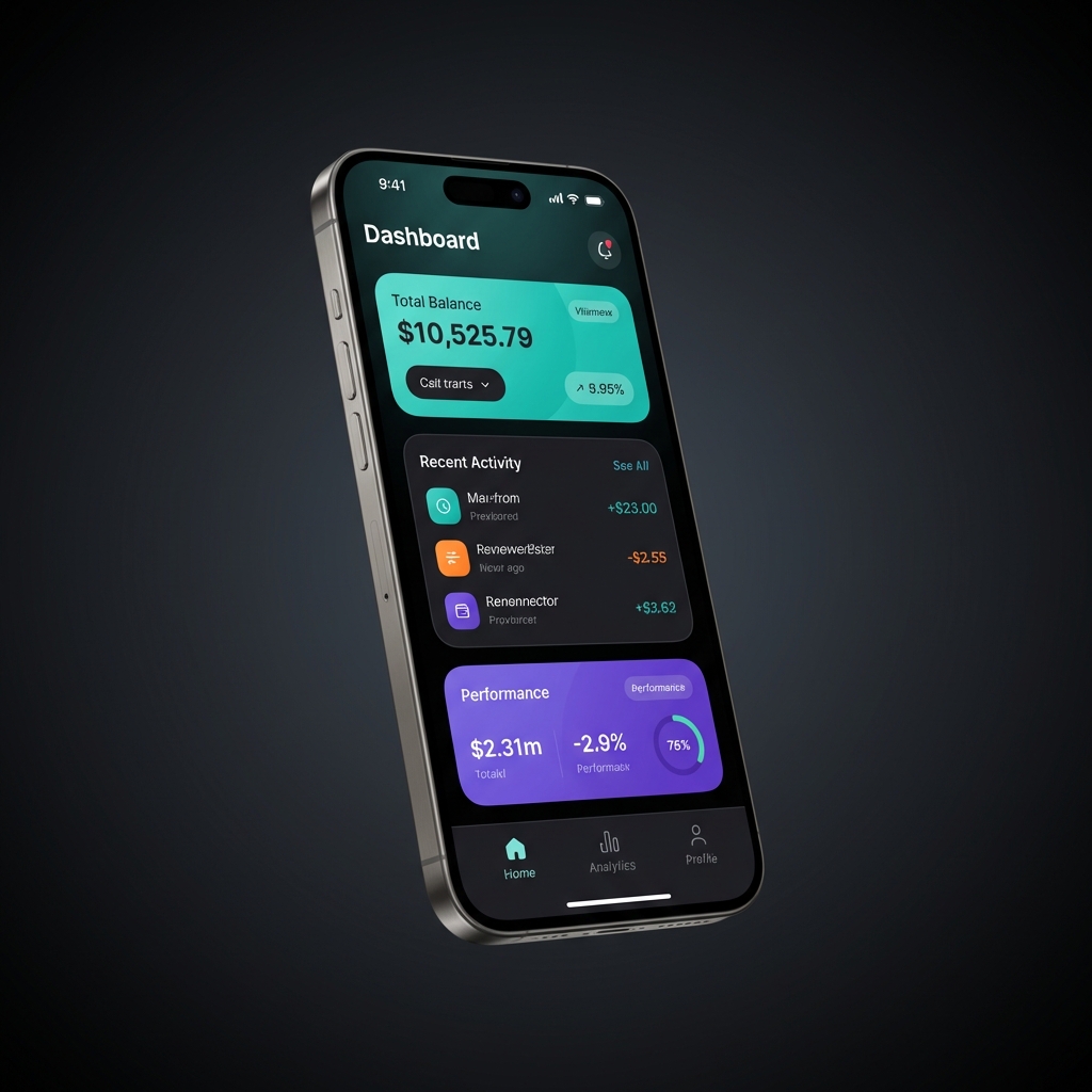 Mobile App Design Mockup